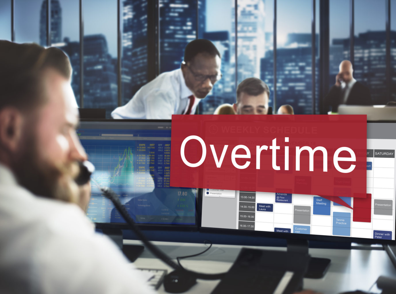 overtime rules - employees working late