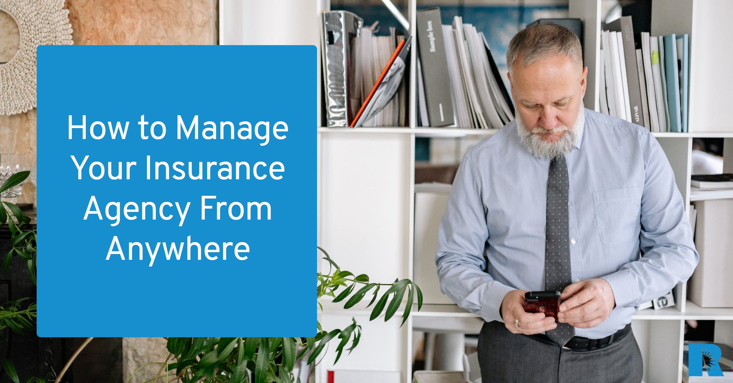 An insurance agency owner uses the Arno app to manage his account renewals.