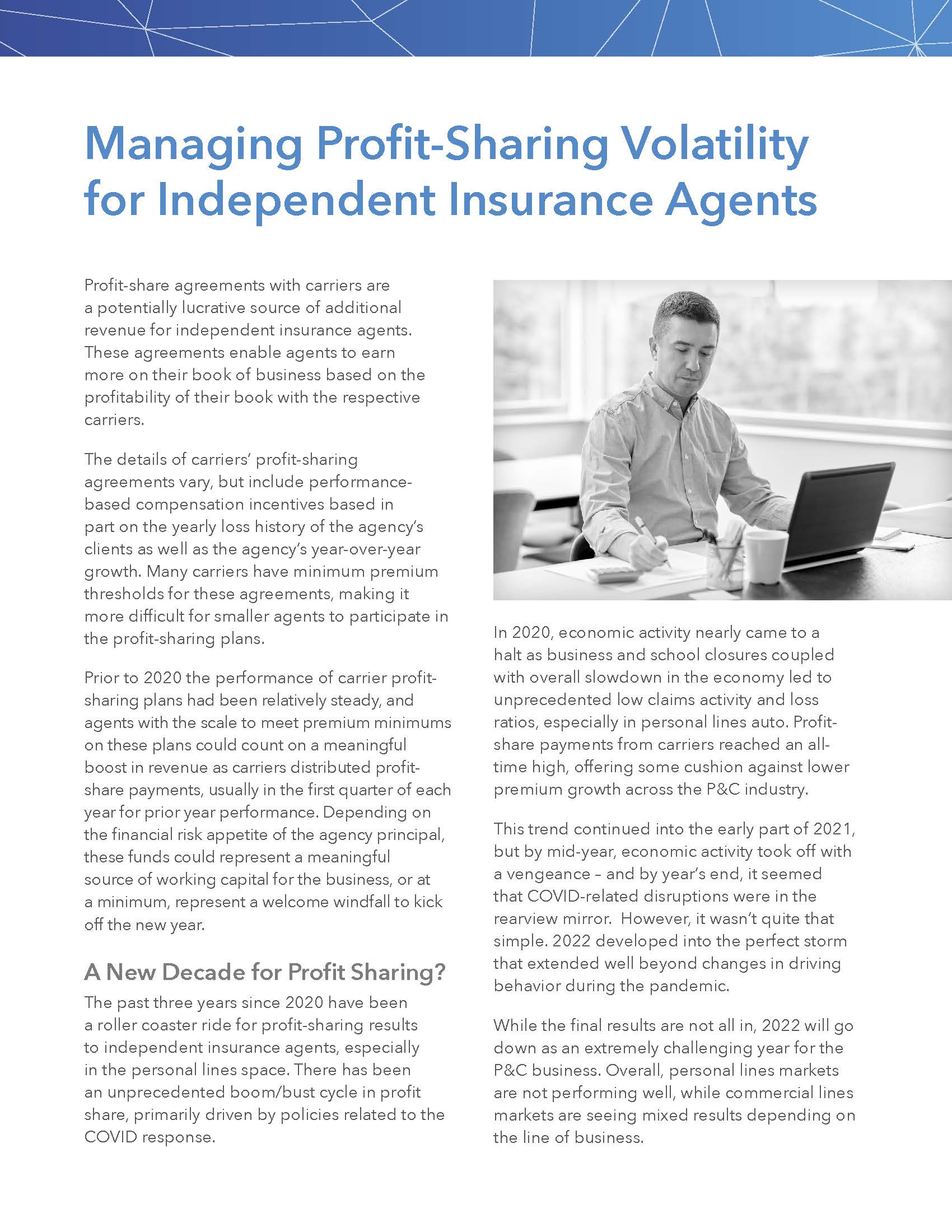 Insurance Profit Sharing for Independent Agents (Image)