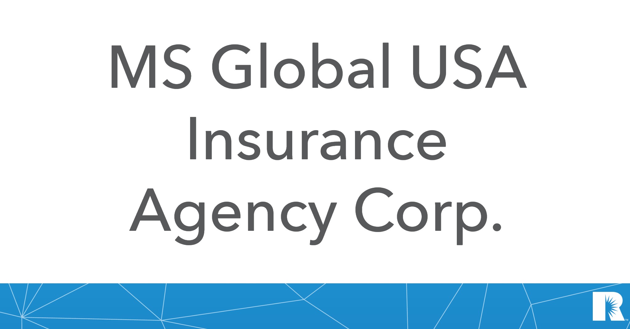 Agency logo for MS Global USA Insurance Agency Corp.
