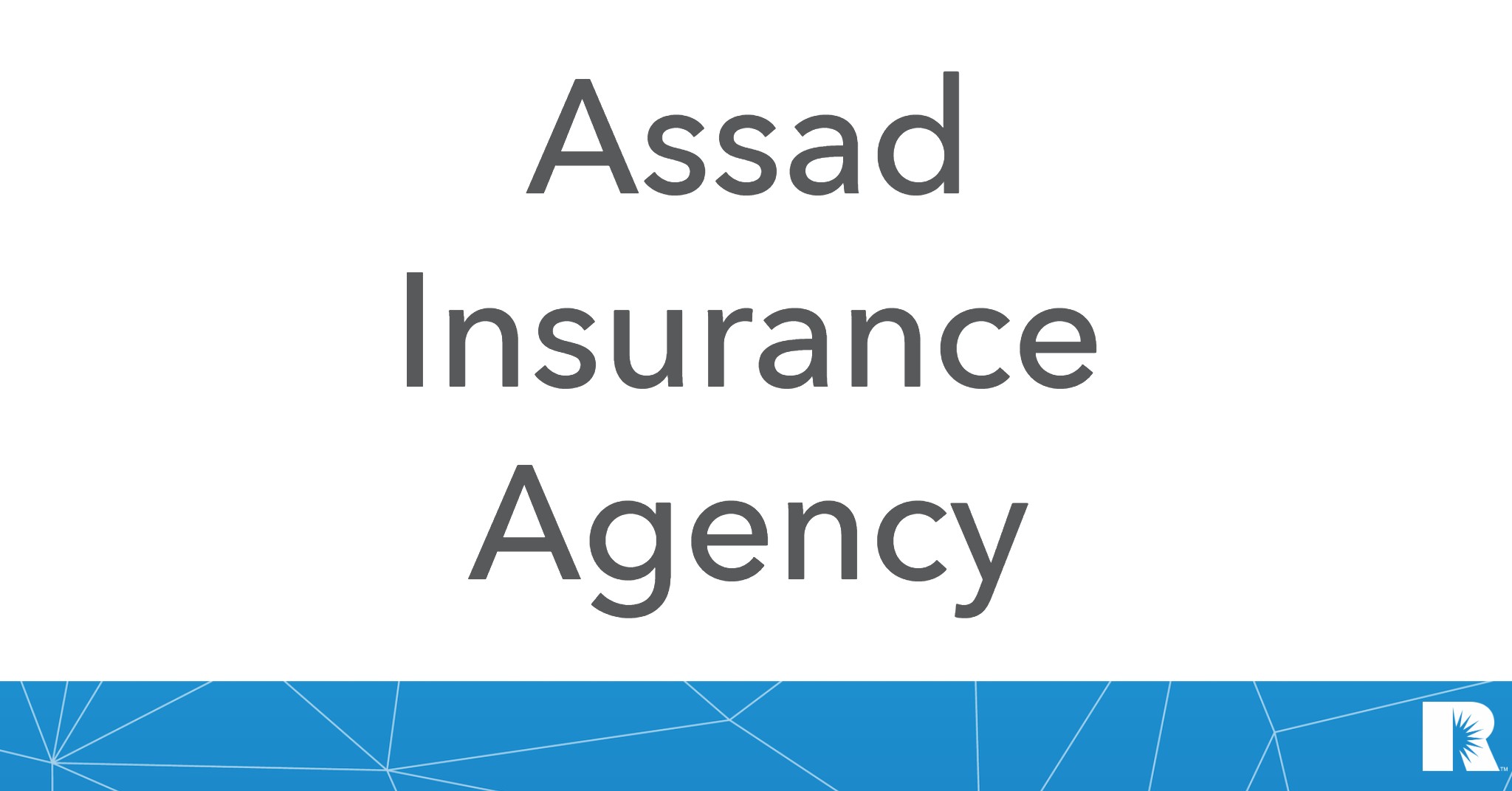 Company logo for the Assad Insurance Agency.