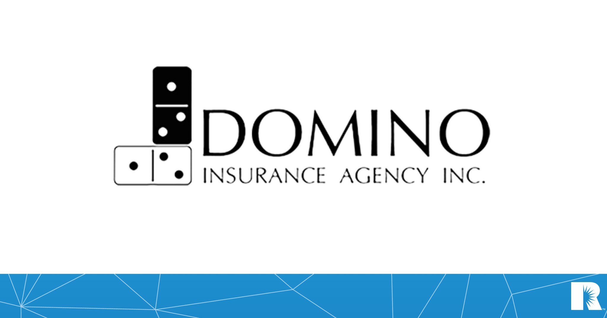 The Domino Insurance Agency's business logo.