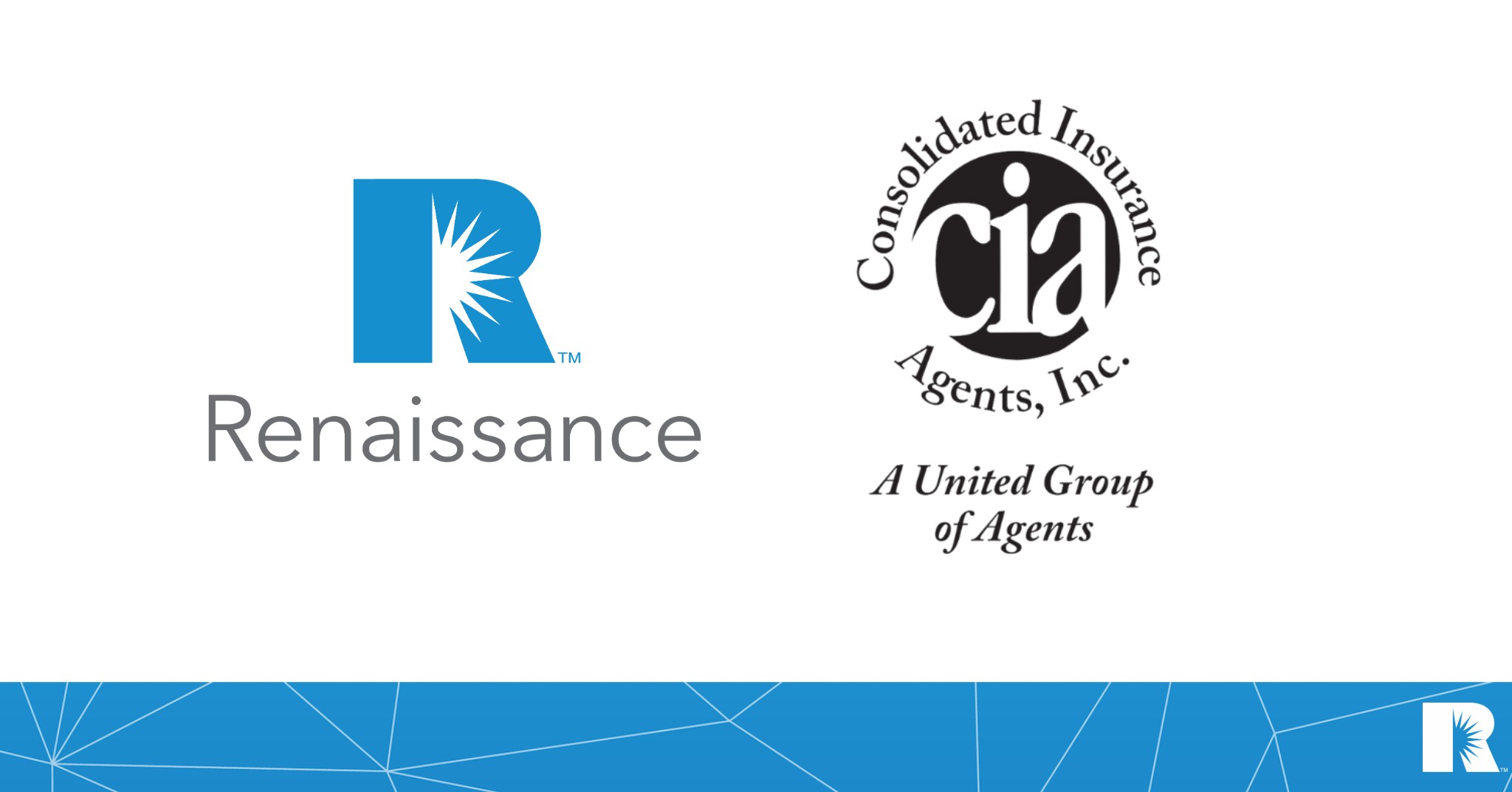 Combined logos of Renaissance and CIA.
