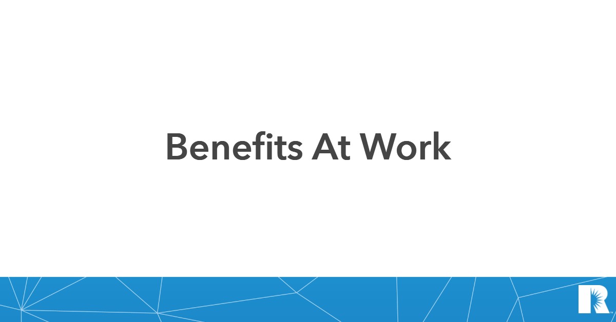Benefits at Work business logo.