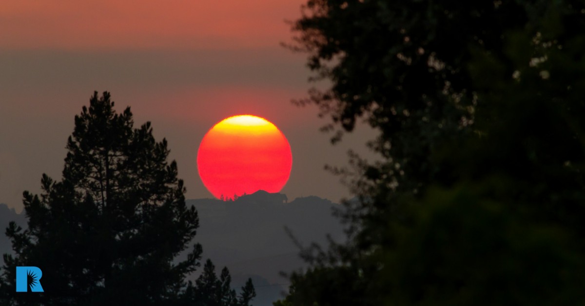 The California sun sets on another day.