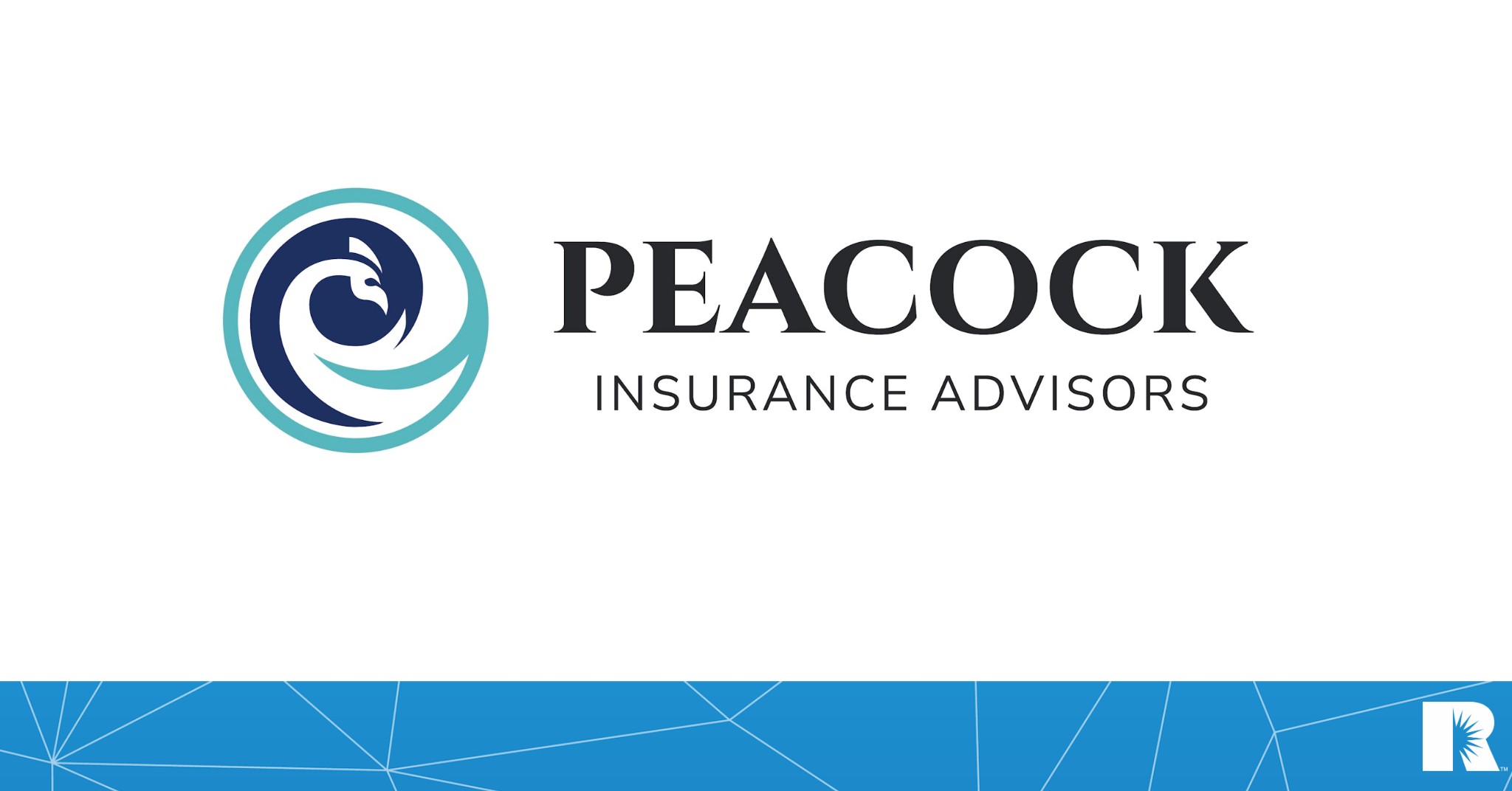Business logo for Peacock Insurance Advisors.